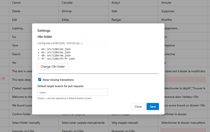 Selecting files to include